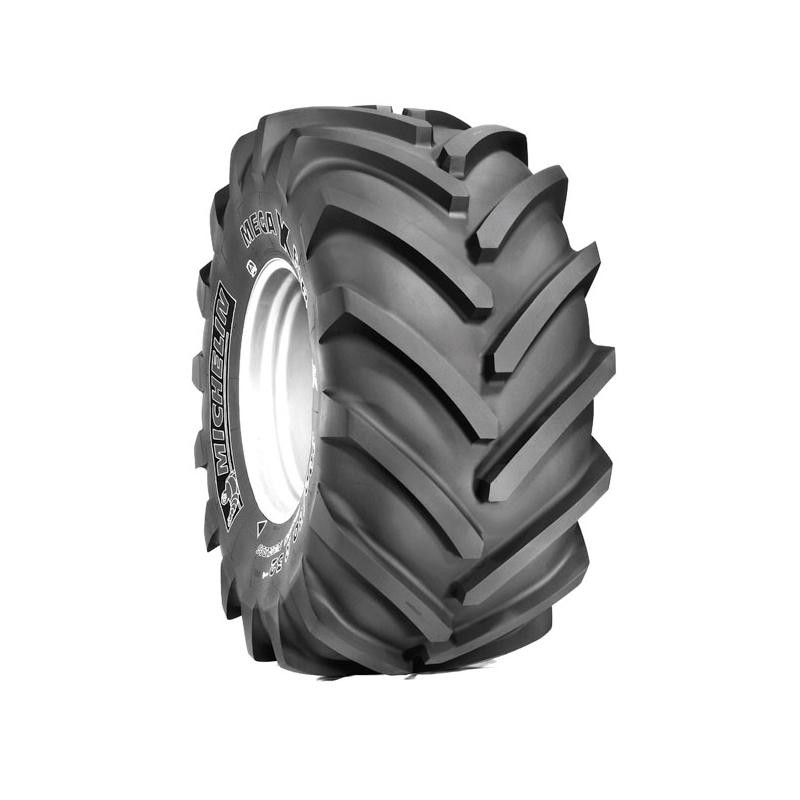 1050/50 R32 TL MICHELIN MEGAXBIB M28 178 A8, TL 36.00-32/3-P, auf starrer Anfertig.felge, lackiert