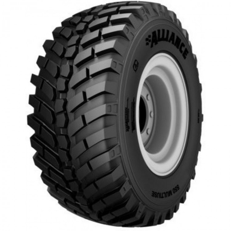 440/80 R24 TL ALLIANCE MULTIUSE 550. M+S 154 A8 / 149 D, TL 15 X 24, auf starrer Anfertigungsfelge, lackiert