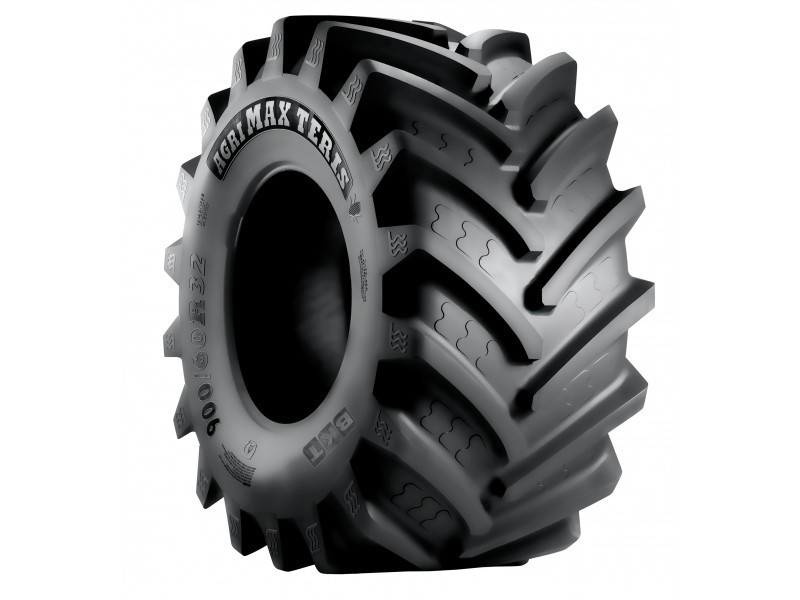 1050/50 R32 TL CHO BKT AGRIMAX TERIS 184 A8 / 181 B, TL 36.00-32/3-P, auf starrer Anfertig.felge, lackiert